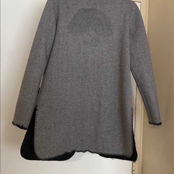 Grey Sweatshirt Cardigan Jacket - Picture 7 of 8